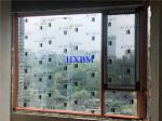 PVDF Black Color Laminated Glass Aluminum Casement Windows Thermal Break