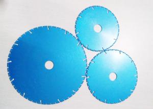 China Stone Blue Electroplated Diamond Blade Resin Bonded High Machining Accuracy factory