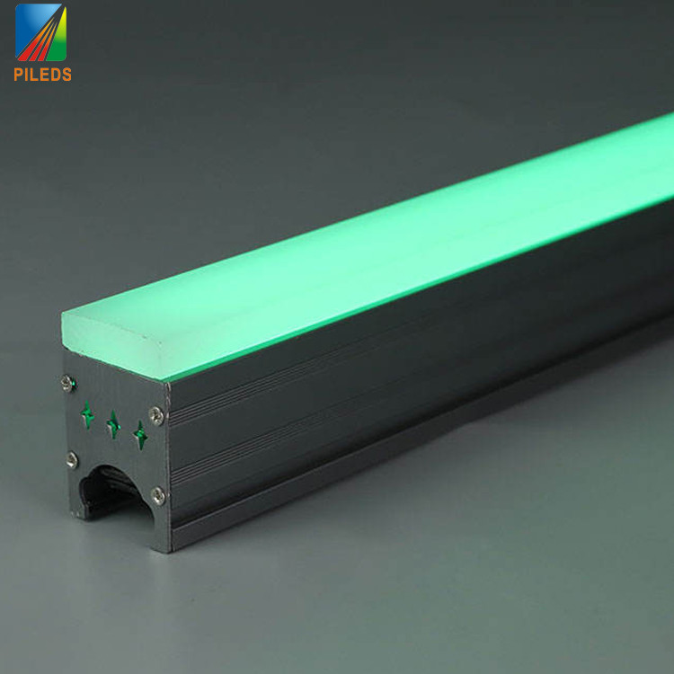IP67 RGB T Linear LED Pixel Bar Tube Lights DMX512 Beam Lights Outdoor Landscape Building Stage Dance Floor Facade Light