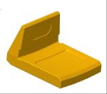 Casting Corner Excavator Bucket Heel Shrouds For CAT 6040