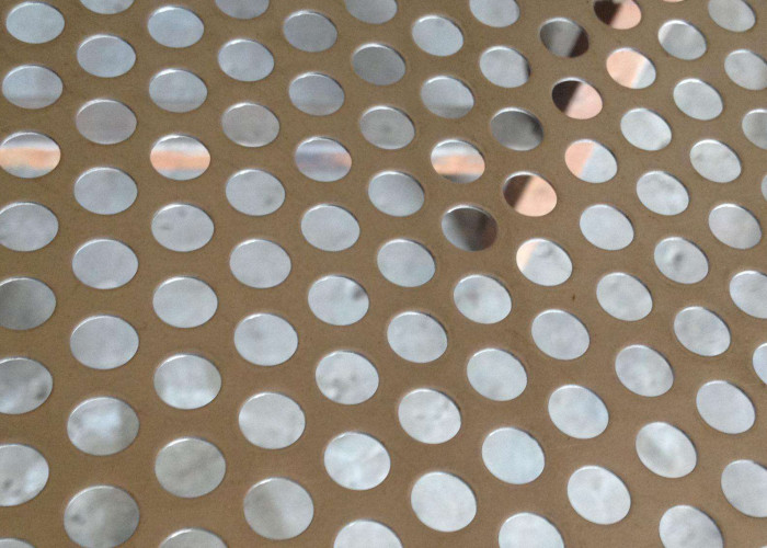 Round Hole 316 Micron Stainless Steel Perforated Metal Sheet SGS