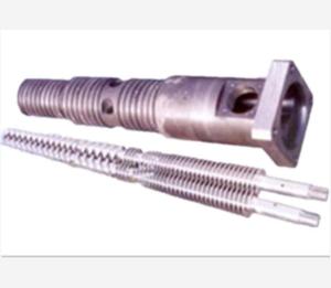 China Nitriding Treatment Conical Twin Screw Barrel Double Hole Screw Cylinders factory