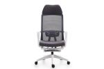 55mm Nylon Castor Mesh Swivel Office Chair High Back Executive Chair 12.4KG