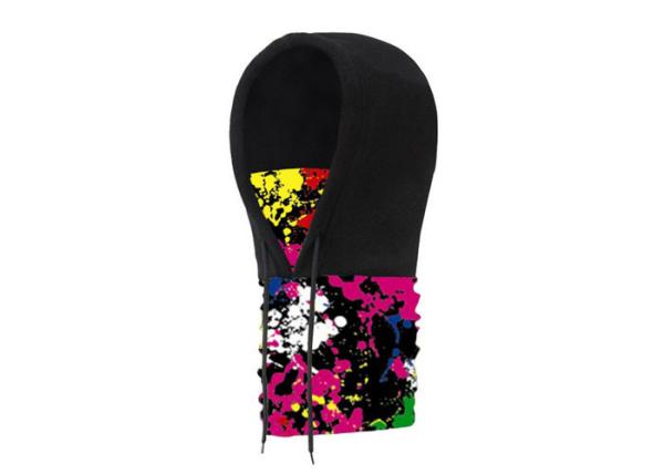 Black Comfortable Winter Cold Weather Face Mask , Polyester Ski Balaclava Face
