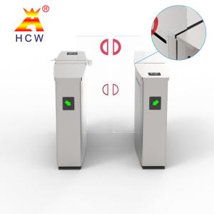 China 304 Stainless Steel Sliding Turnstile Barrier Gate High Security Infrared Anti Pinch factory