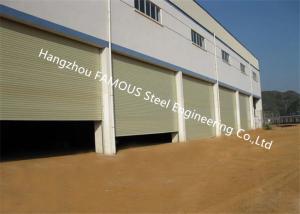 China Fire Rated Electric Rolling Shutter Door Exterior Dustproof Roll Up Door For Industry factory