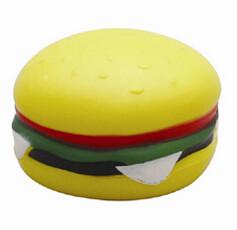 China New promotion gift creative product hamburger Stress Ball customed logo factory