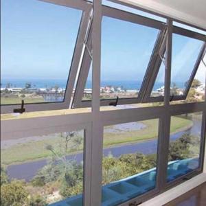 China Fluorocarbon Spray Aluminum Top Hung Window With Soundproof And Insulation Features factory