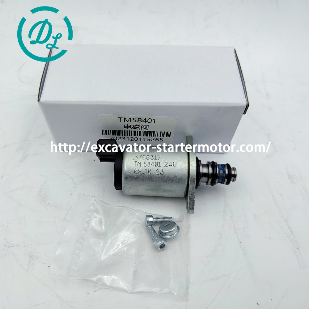 Excavator Spare Parts Solenoid Valve 3768317 TM58401 923636.0756
