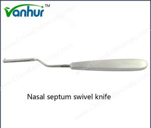 China Steel Sinuscopy Instruments Nasal Septum Swivel Knife OEM Acceptable OEM Steel Material factory