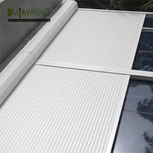 Outdoor Retractable Roof Awning Electric Aluminum Remote Patio Awnings