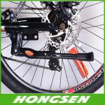 Super resilience in mountain bike support/bicycle leg kickstand