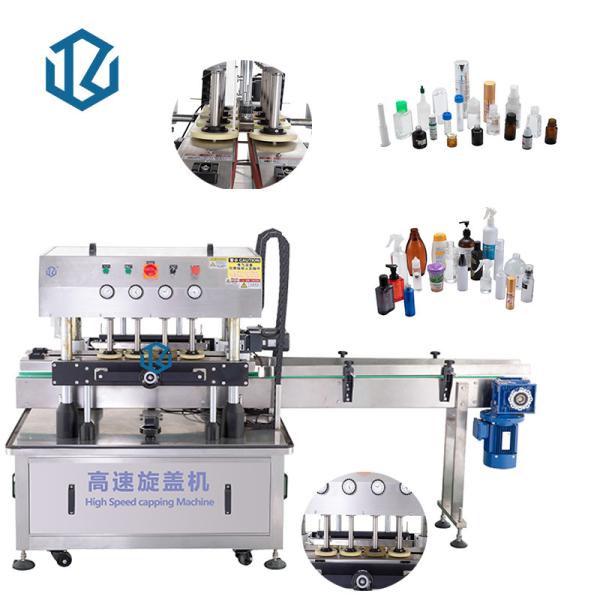 Manufacturer Quality Assurance bottle 8 wheel screw linear capping machine high