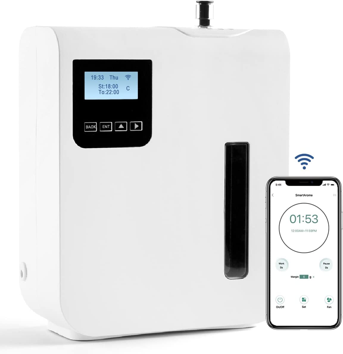 Cold Atomization Pure Essential Oil Aromatherapy Machine Smart WIFI Control Wall-mounted Home Commercial Aromatherapy Machine