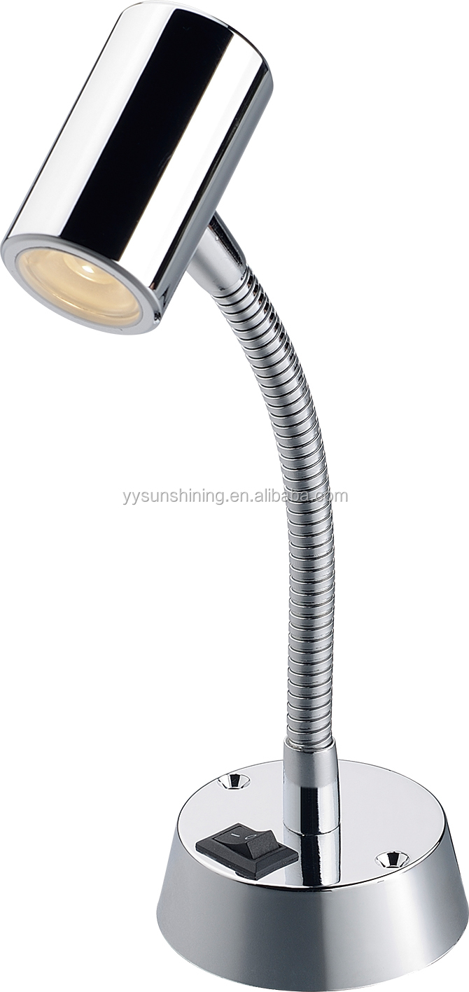 Electric Power Source 12V LED Reading Light Gooseneck Flexible LED Table Light Desk Lamp