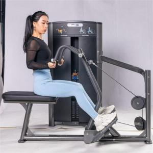 China Seated Row Indoor Commercial Pin Loaded Equipment With Self Adjusting Handles factory