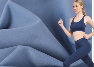China Elastic Brush Or Peach Finish Polyester Spandex Fabric For Yoga Wear Legging factory