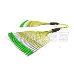 3.0mm Pre Terminated Fiber Optic Cable 24 Cores G657A1 Yellow Outer Sheath LC