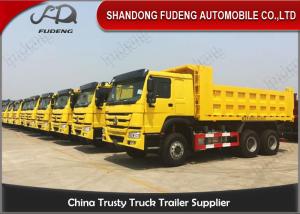 China 10 Wheel Mining Tractor Trailer Dump Truck , 60 Tons Tractor Head Trucks factory