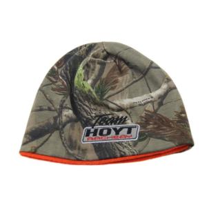 China Unisex Camouflage Reversible Knitted Beanie Hats Customized Embroidery Logo factory
