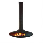 Portable Modern 60x40x20inch Wood Firepits Round Hanging Metal Fireplace For