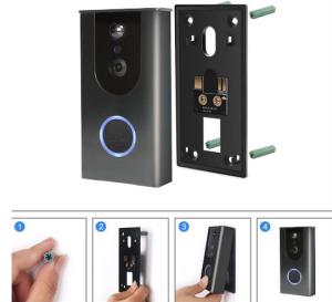 China Smart Home Wireless Voice Intercon Doorbell White Home Intelligent wireless doorbell Smart Wireless Doorbell factory
