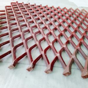 China Fencing Raised Expanded Metal Diamond Mesh Carbon Steel 3.14lbs Grating Grid factory
