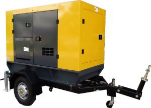China SHX Trailer Mounted Diesel Generator 300kva Continuous Silent Backup Generator factory