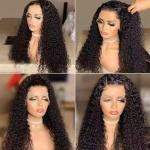 Curly Human Hair Wig PrePlucked Brazilian Hair 13x4 13x6 360 Kinky Curly Lace