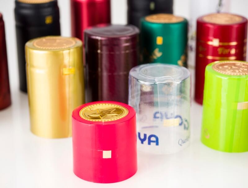 Wholesale hot sale PVC Shrink Sleeve Capsule for Olive Oil Bottle Cap