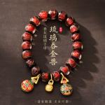 Ethnic Style Heart Sale High Temperature Flower Glaze Colored Ceramic Glaze