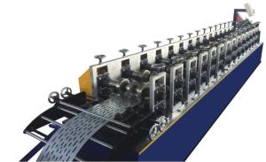 China 10m/min Cable Tray Roll Forming Machine 15.5KW 18 Steps factory