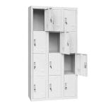 Knocked Down 3 Tier Steel Metal Storage Locker Cabinet