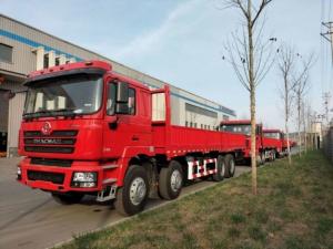China Fuel Tank 400L Truck Lorry SHACMAN F3000 8x4 Lorry 375Hp Neon Red factory