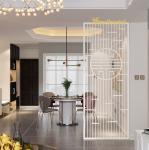 Stainless Steel Art Deco Room Divider In Rooms Hall 8mm Thickness