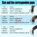 CE Self Adhesive Weather Stripping Draught Excluder Strip 9x15mm