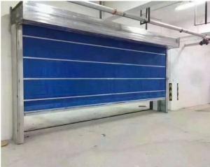 China Factory Fireproof PVC Rolling Shutter Door 4.8m/Min 490PA Fireproof Roller Shutters factory