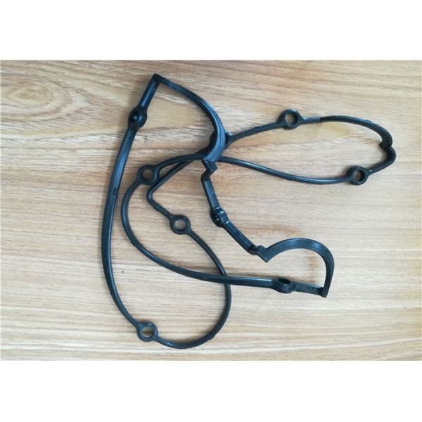 Heat Resistant Custom Rubber Gaskets For Oil And Air Cooler , Exhaust Rubber Flange Gasket