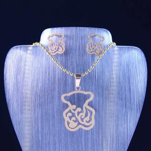China High Quality Stainless Steel Jewelry Set LUS18 factory