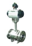 Anti Static Design Cryogenic Control Valve Standard Drop Plate Ball Valve