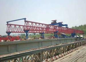 China 3 Phase 380V 50hz Transporting Bridge Girder Crane 300 Ton 0 - 1m / Min Lifting Speed factory