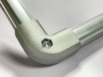 Industrial Aluminum Tube Connector Flexible Elbow Joint ADC-12 Material AL-2
