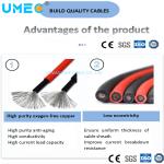 Photovoltaic Solar H1z2z2-K Cable 1.5 2.5 4 6 10 16 25 mm2 Xlpo XLPE Insulated