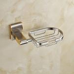 Stainless Steel Soap Holder Bathroom Shampoo Holder Basket Holder chrome soap