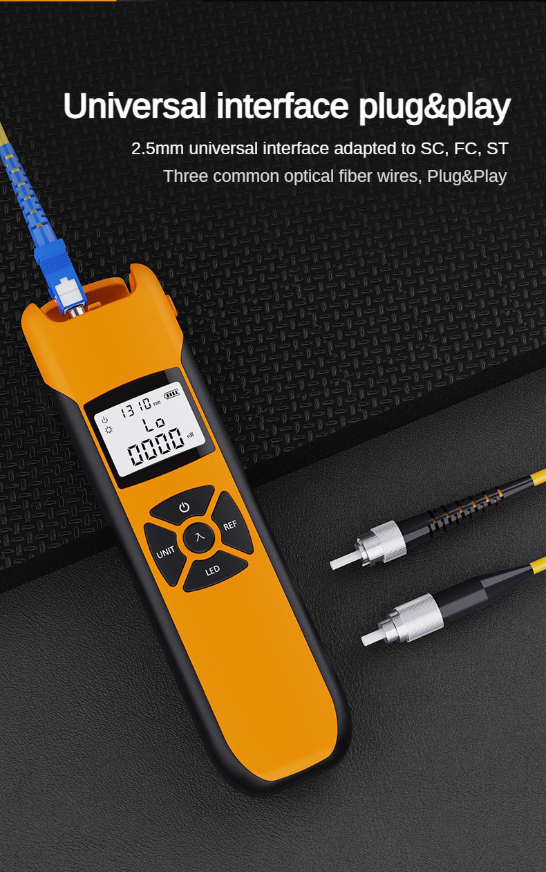 1300 1310 1490 1550nm Fiber Optic Power Meter 1mW 10mW 20mW 30mW