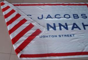 China Uniqu 100% Cotton Good Quality Double Side Custom Print Beach Towel factory