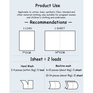 Zero Waste Hypoallergenic Washing Powder Sheets Customizable Remove Stains