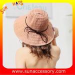 AK17594 fashion polyester braid foldable summer straw hats for womens in stock ,