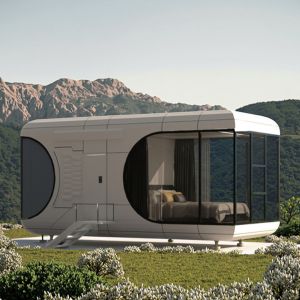 Space Capsule Container Houses For Hotels For Warm Winters And Cool Summers A