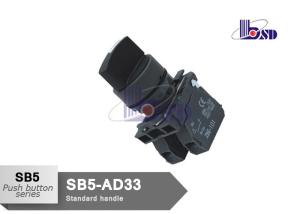 China Waterproof Square D 3 Position Selector Switch LEC60947-5-1 Standard SB5-AD33 factory
